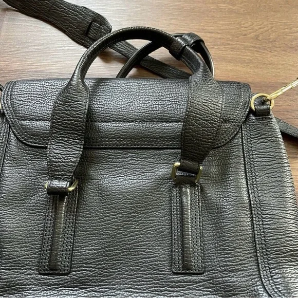 3.1 Phillip Lim Pashli Embossed Leather Crossbody Satchel - Picture 11 of 16